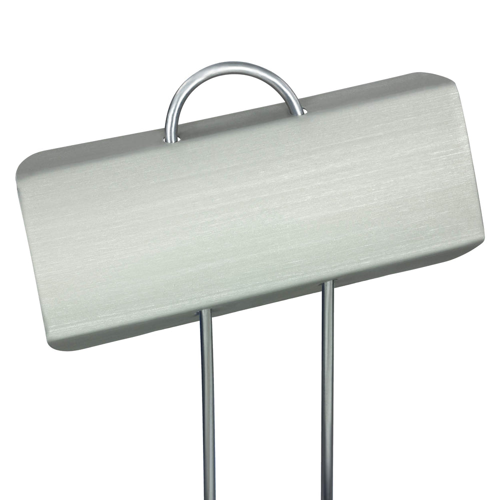 GardenMate close-up of zinc name plate with clear writing and weatherproof benefit