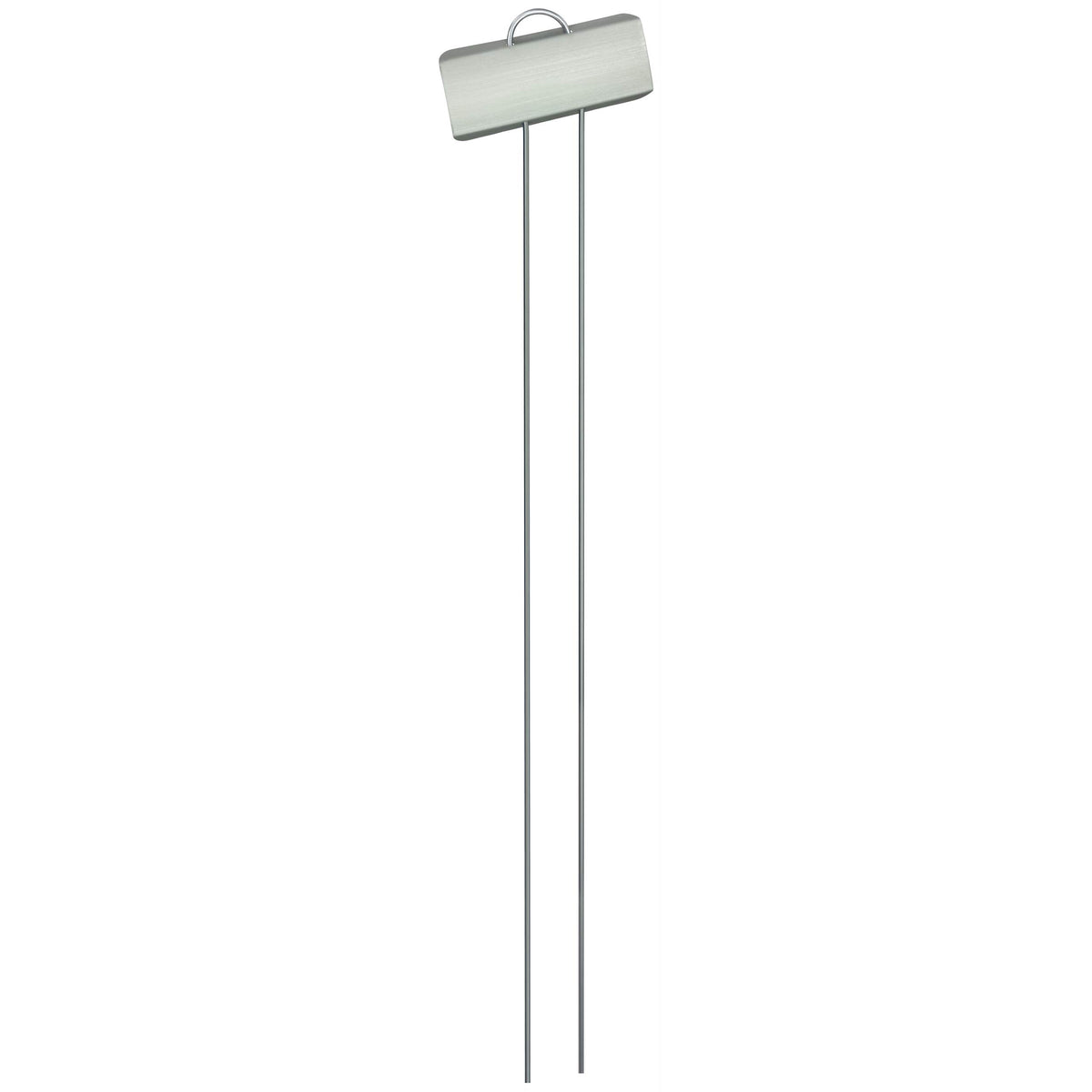 GardenMate front pack of 25 XL metal plant labels showing durable stakes and plates