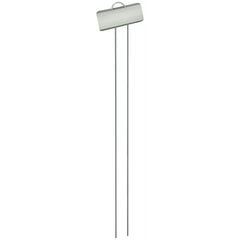 GardenMate front pack of 25 XL metal plant labels showing durable stakes and plates