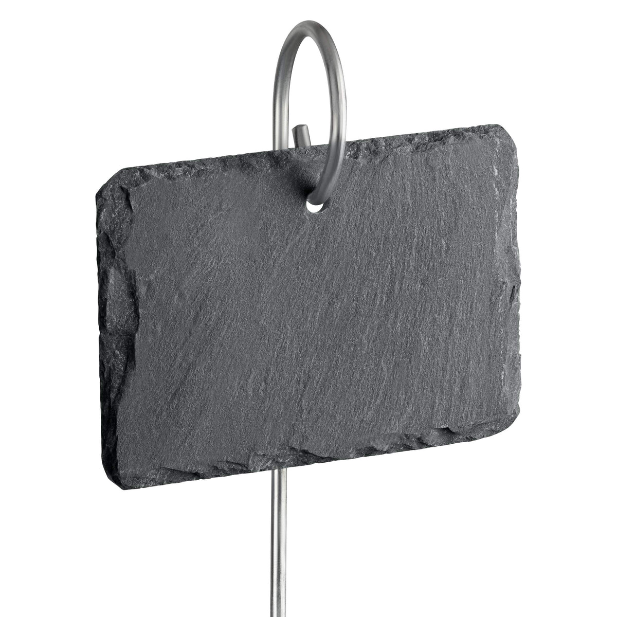 GardenMate slate label front packaging showing ten tags and rods for durable plant ID