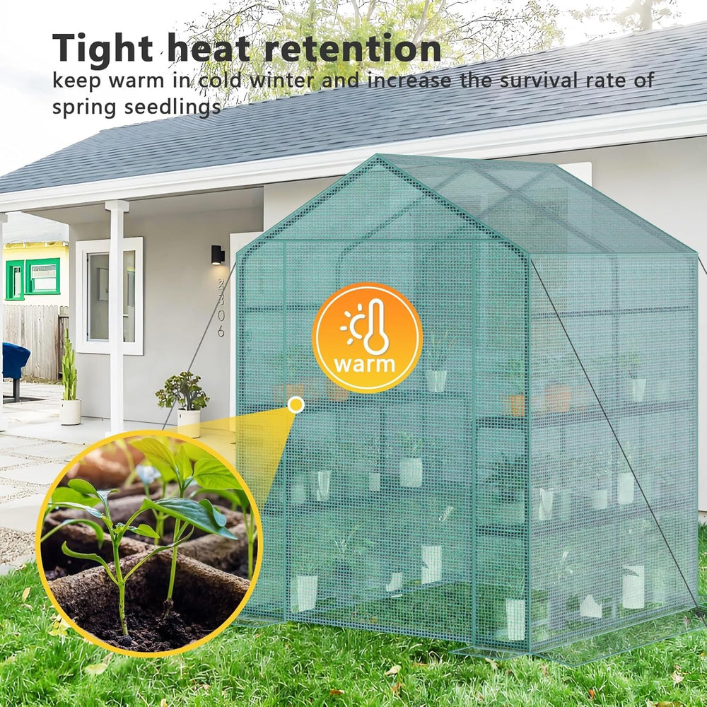 Gardennet close-up of thick PE cover texture offering UV protection