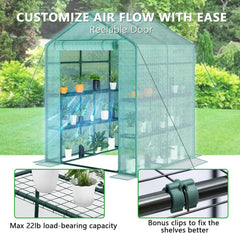 Gardennet clear window detail for easy plant observation without opening