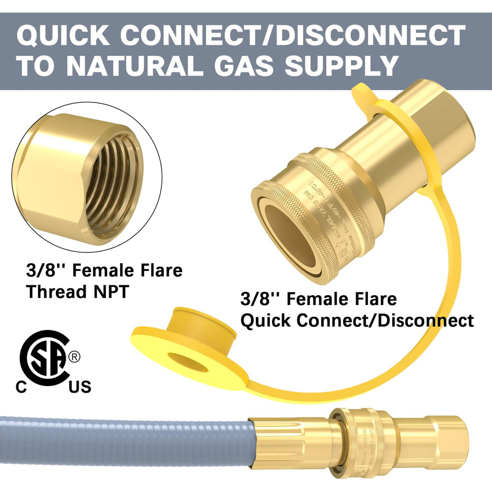 GardenNow solid brass connector close-up demonstrating durable, leak-resistant threads
