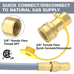 GardenNow solid brass connector close-up demonstrating durable, leak-resistant threads