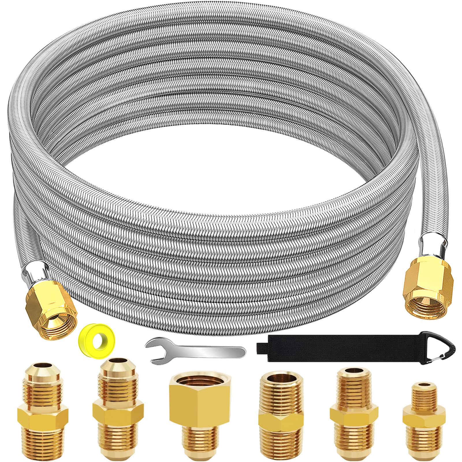 GardenNow front connector showing brass fittings and secure seal benefit