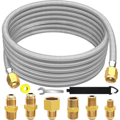 GardenNow front connector showing brass fittings and secure seal benefit