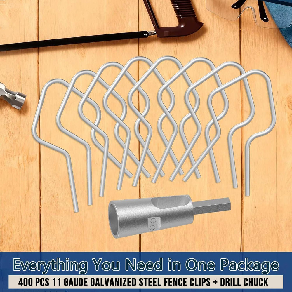 GardenNow clips beside a ruler scale to show 11-gauge thickness and sizing clarity