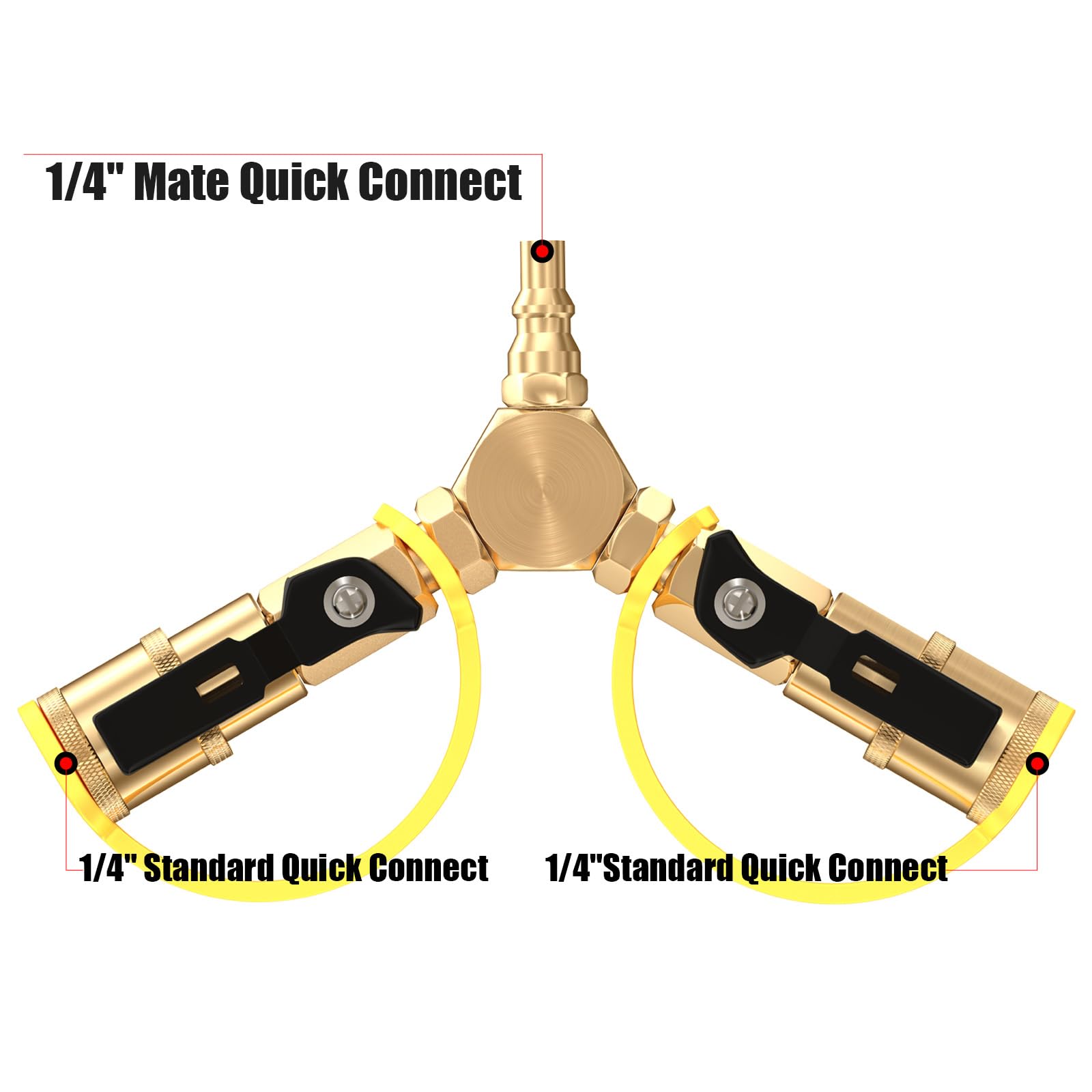 Detail of GardenNow shutoff valve lever enabling independent control and safer disconnection