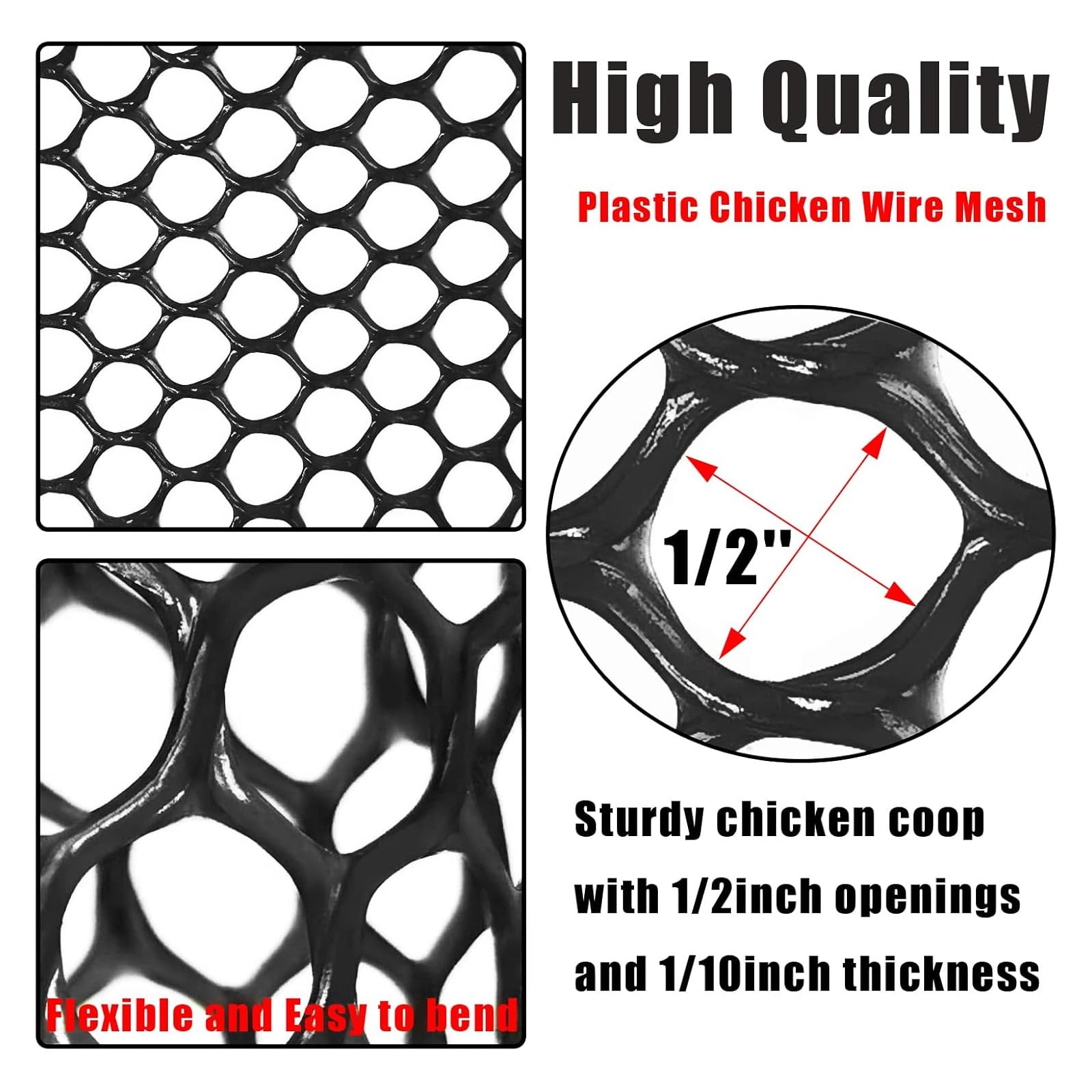 GardenNow strand thickness detail displays sturdy ABS wire benefit