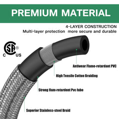 GardenNow brass tee thread detail showing precision machining for secure seals