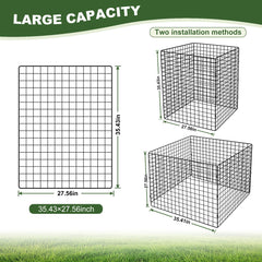 Gardenova close-up of mesh and metal clips highlighting durable construction and airflow