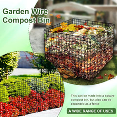 Gardenova folded flat bin demonstrating compact storage and easy transport benefit
