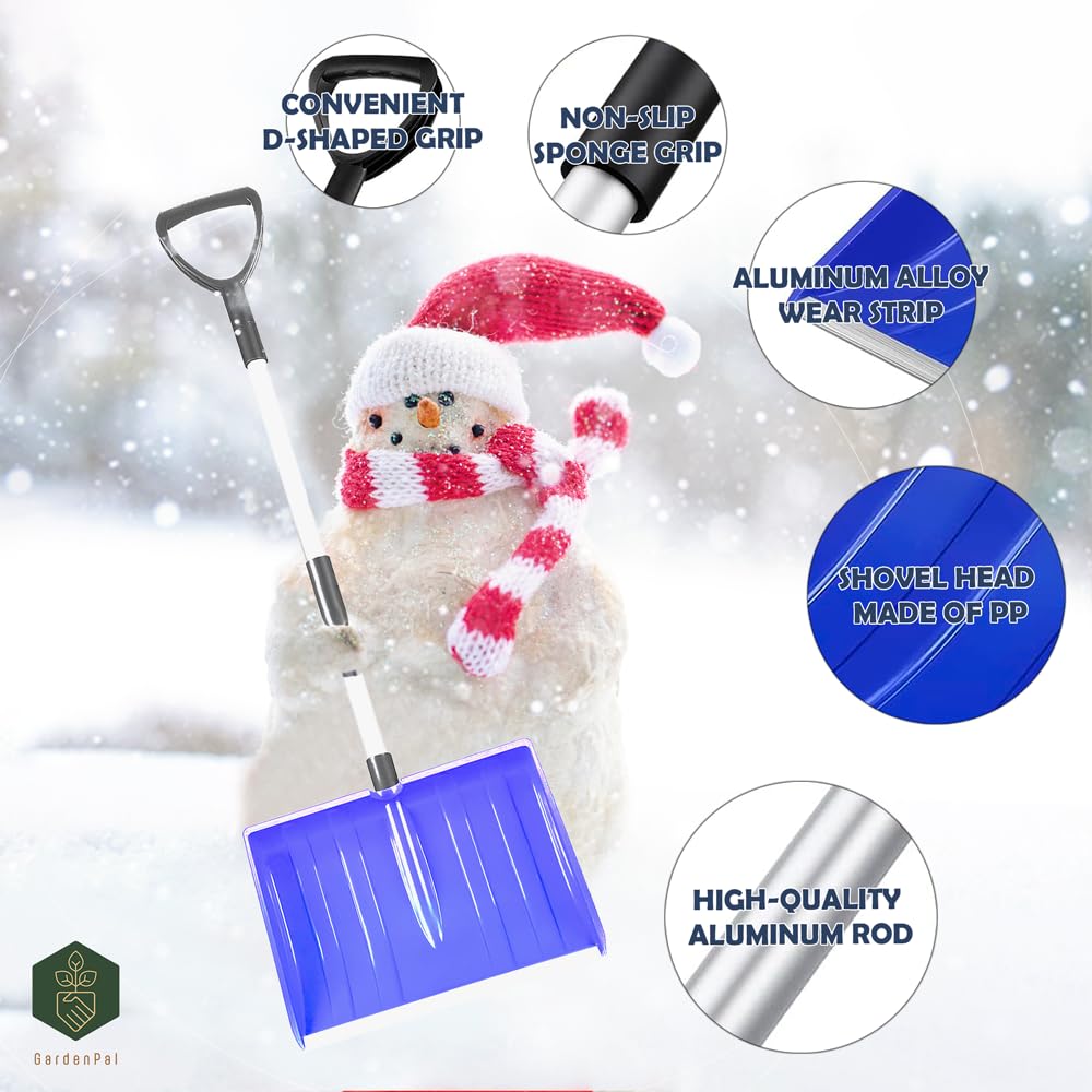 GardenPal D-grip handle detail offering ergonomic control and reduced wrist strain