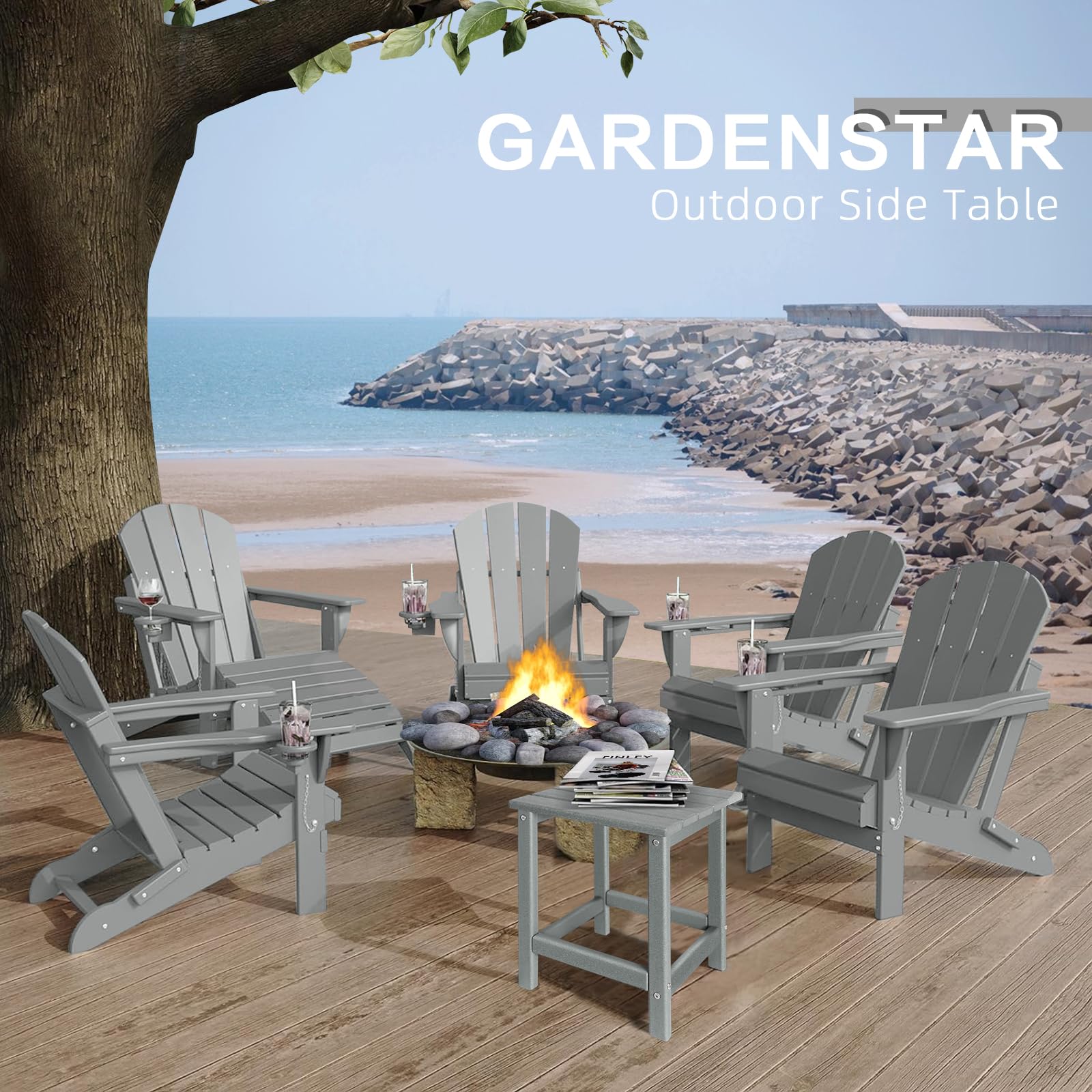 GARDENSTAR cleaning demo with soap and brush showing easy low-maintenance care