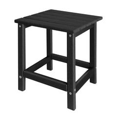 GARDENSTAR front view of compact Adirondack side table showing durable outdoor surface