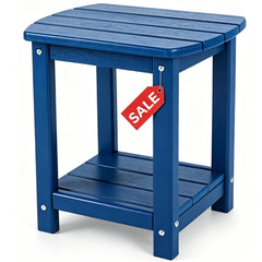 GARDENSTAR front view of side table showing sturdy shape and quick setup benefit