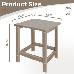 GARDENSTAR side angle highlighting ideal height for seating convenience