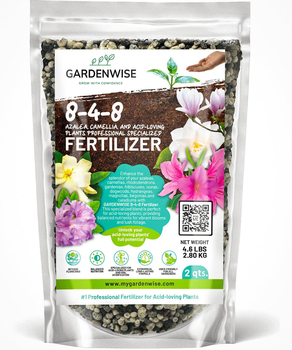 GARDENWISE frente del empaque mostrando la etiqueta y uso claro