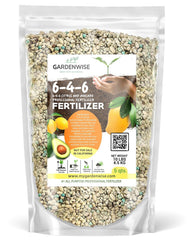 GARDENWISE front label showing product name and 6-4-6 benefits
