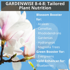 GARDENWISE granos alrededor de la línea de goteo mejorando la absorción