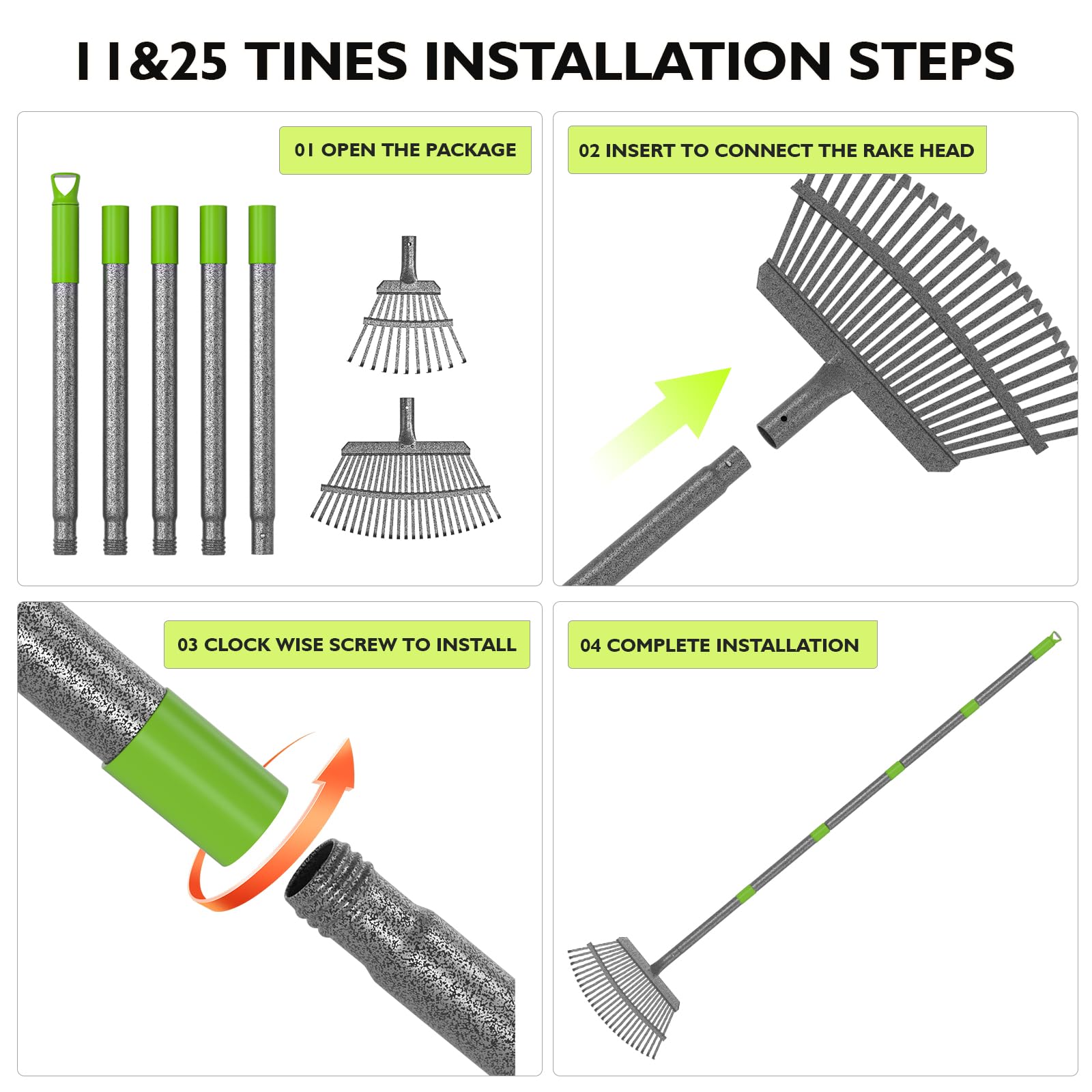 GARDENWORK hanging storage in garage saving space and organizing tools