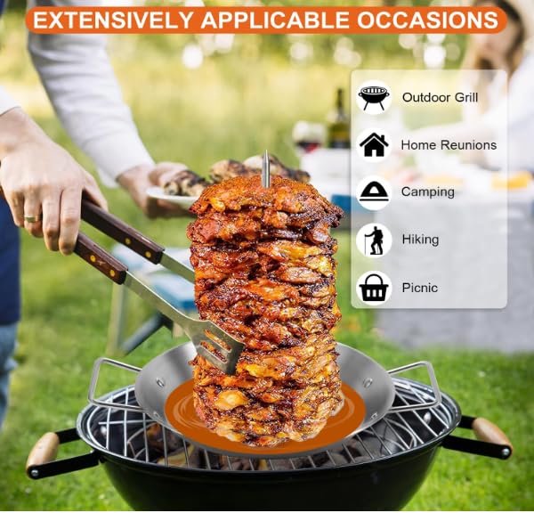GARDERIE cleaned rotisserie hanging on wall for compact storage convenience