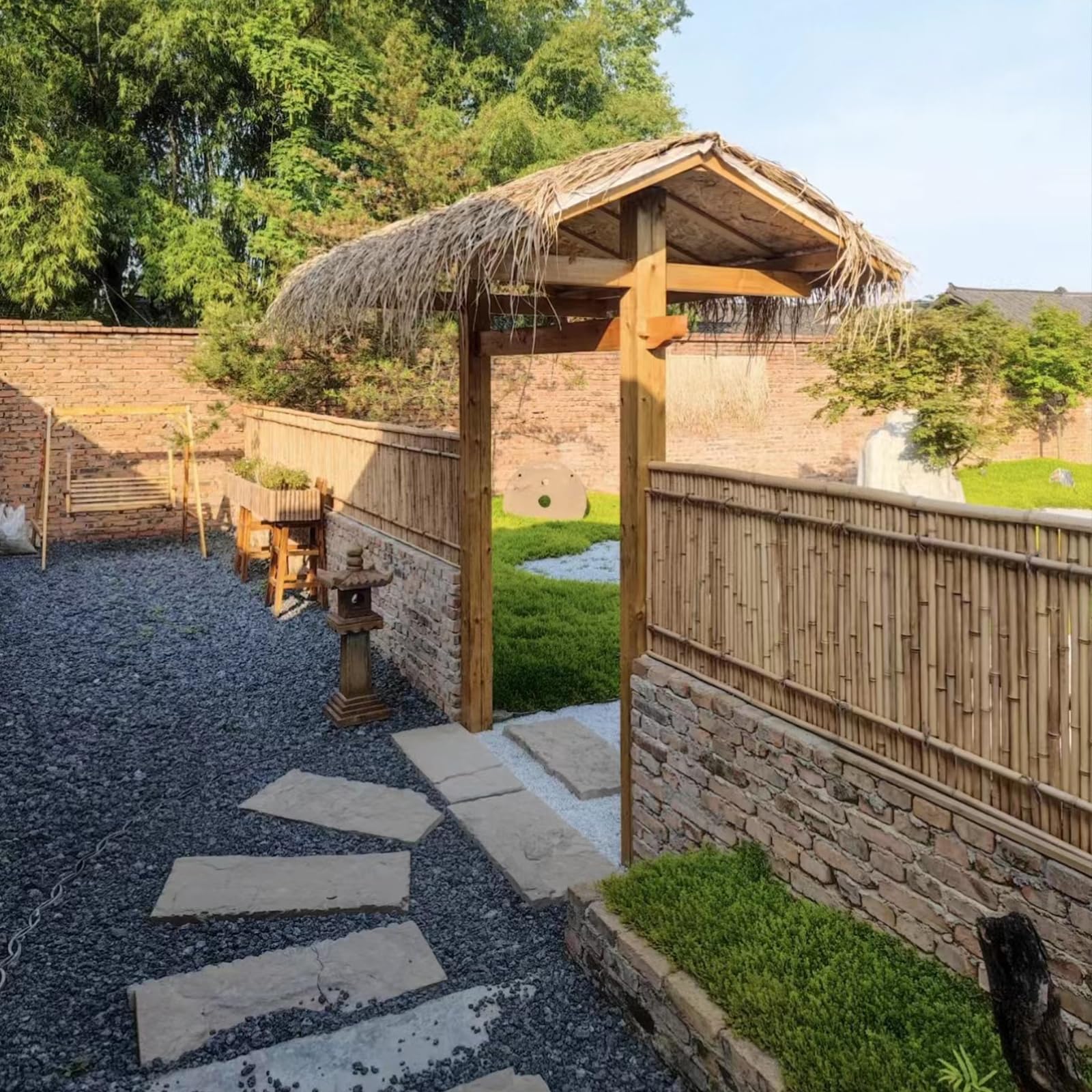 Gardgue close-up of bamboo grain highlighting smooth texture and lasting strength
