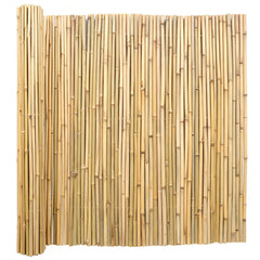 Gardgue front panel showing full 4x6 ft bamboo privacy screen and natural finish