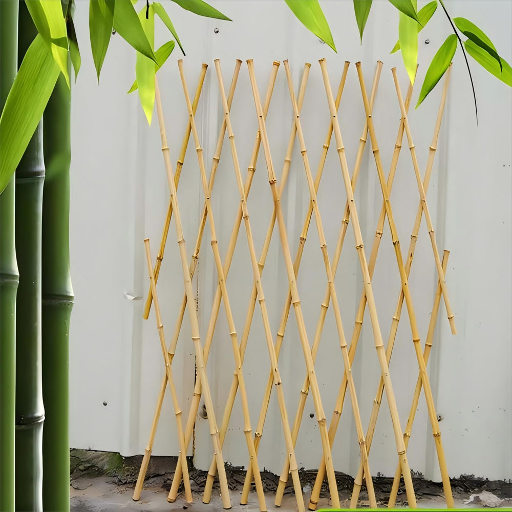 Gardgue close-up of rivets showing sturdy bamboo joint durability