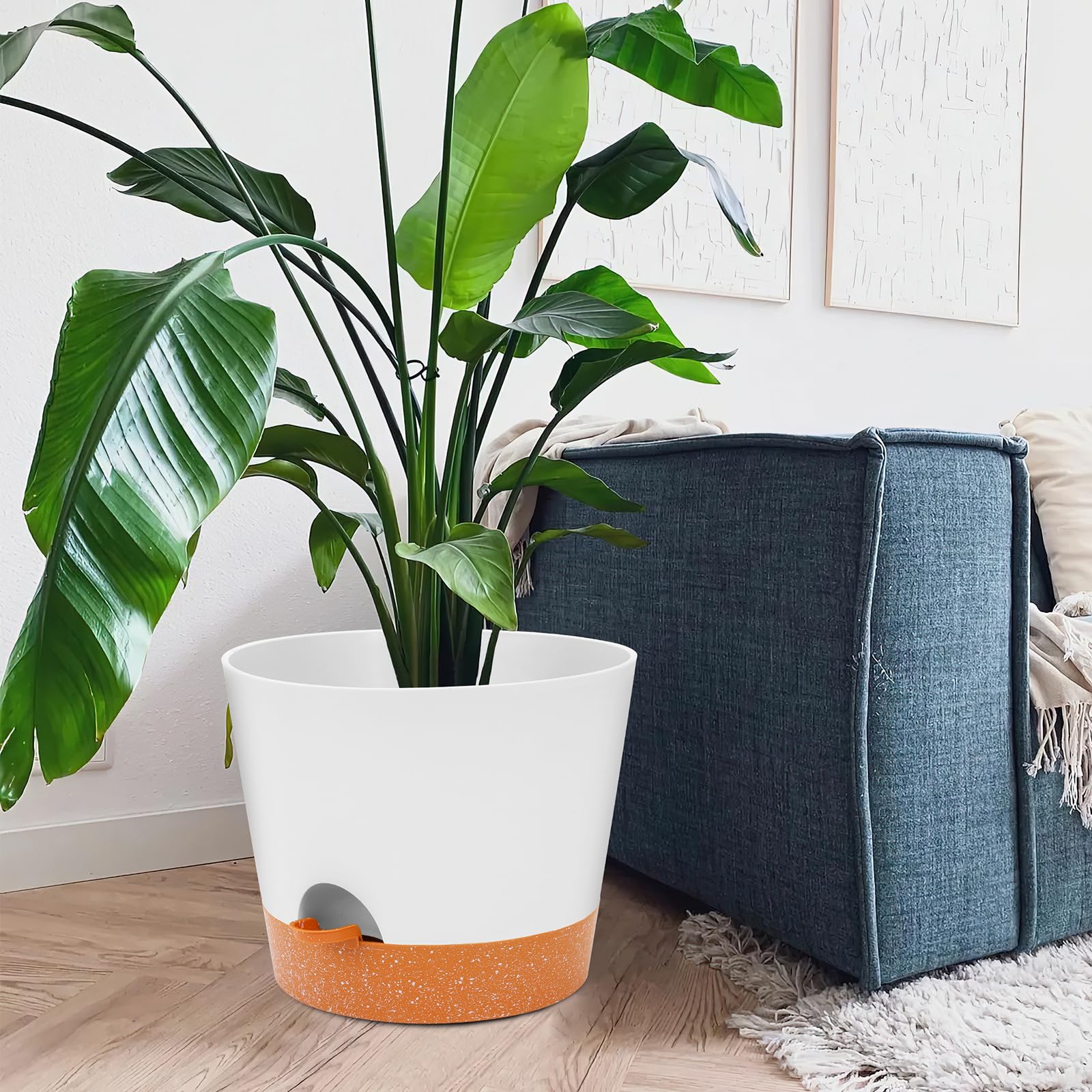 GARDIFE in-use on windowsill with herbs demonstrating convenient indoor gardening