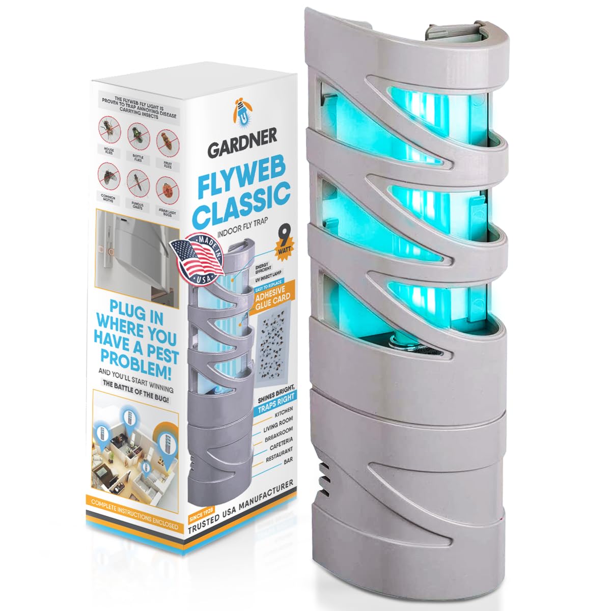 Gardner FlyWeb front view showing compact design and discreet profile