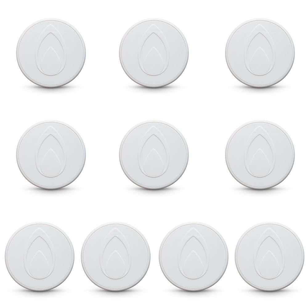 GARDYN pod cap front view showing sleek cover and neat garden finish benefit retention