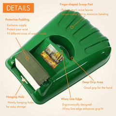 Gardzen 72-gallon bag filled with leaves demonstrating high capacity