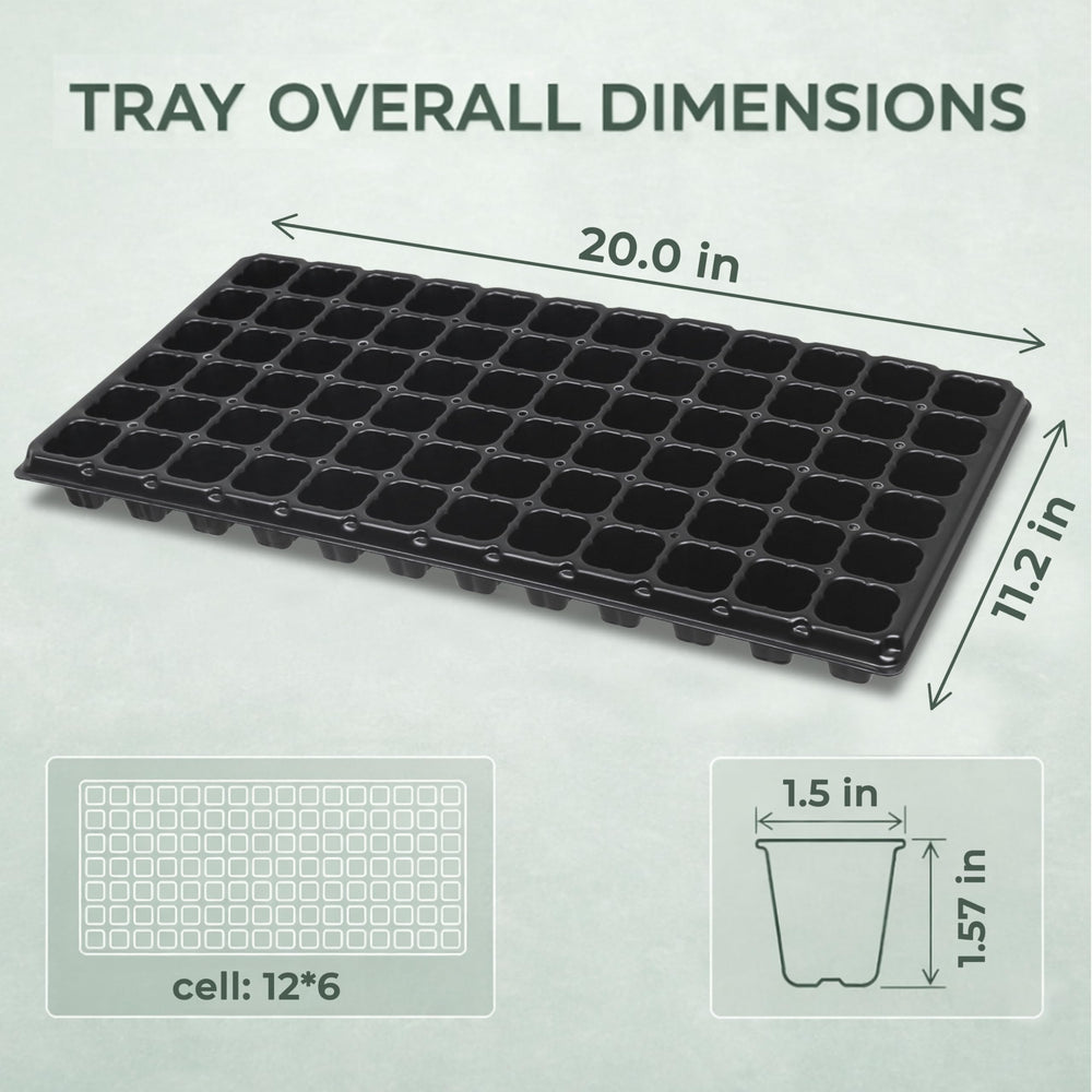 Gardzen close-up showing 1.57 inch cell depth for stronger taproots