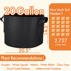 Gardzen close-up of 300G fabric texture showing breathable material for root health