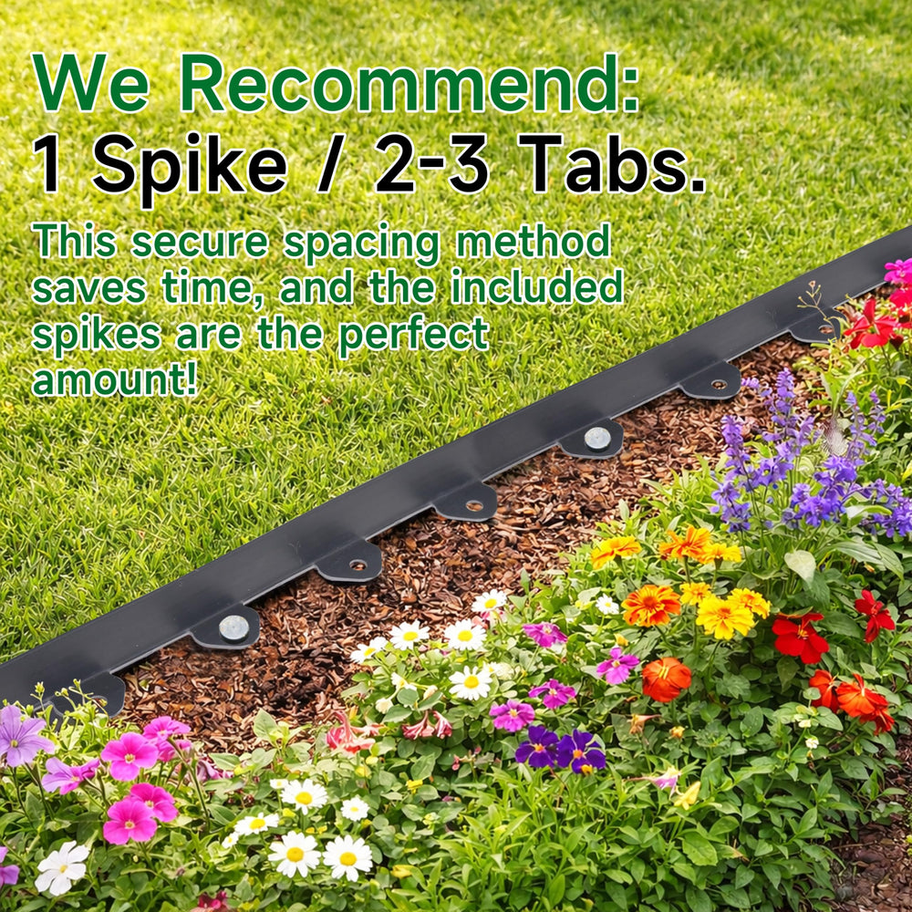 Gardzen trimming edging to fit a bed edge showing simple customization benefit