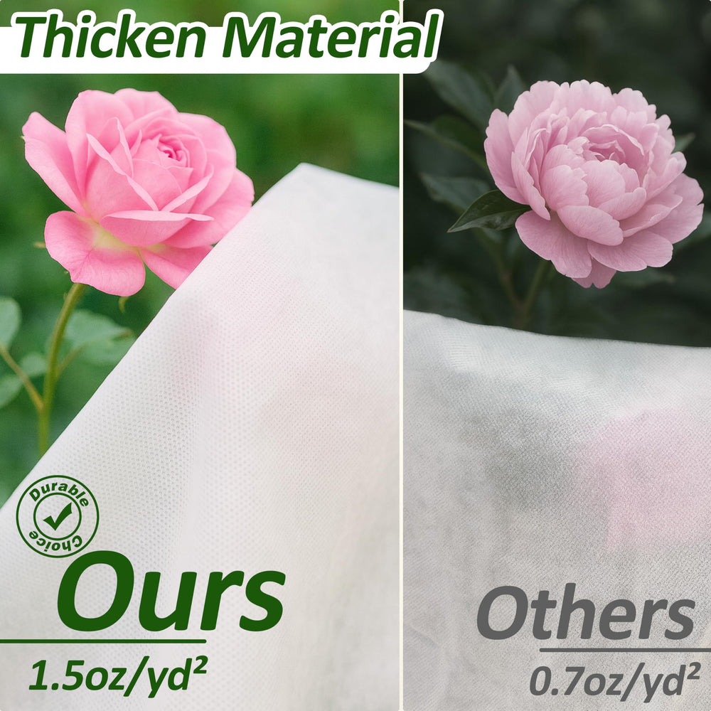 Gardzen close-up of spunbond fabric texture highlighting breathability and durability