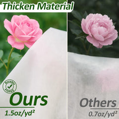 Gardzen close-up of spunbond fabric texture highlighting breathability and durability