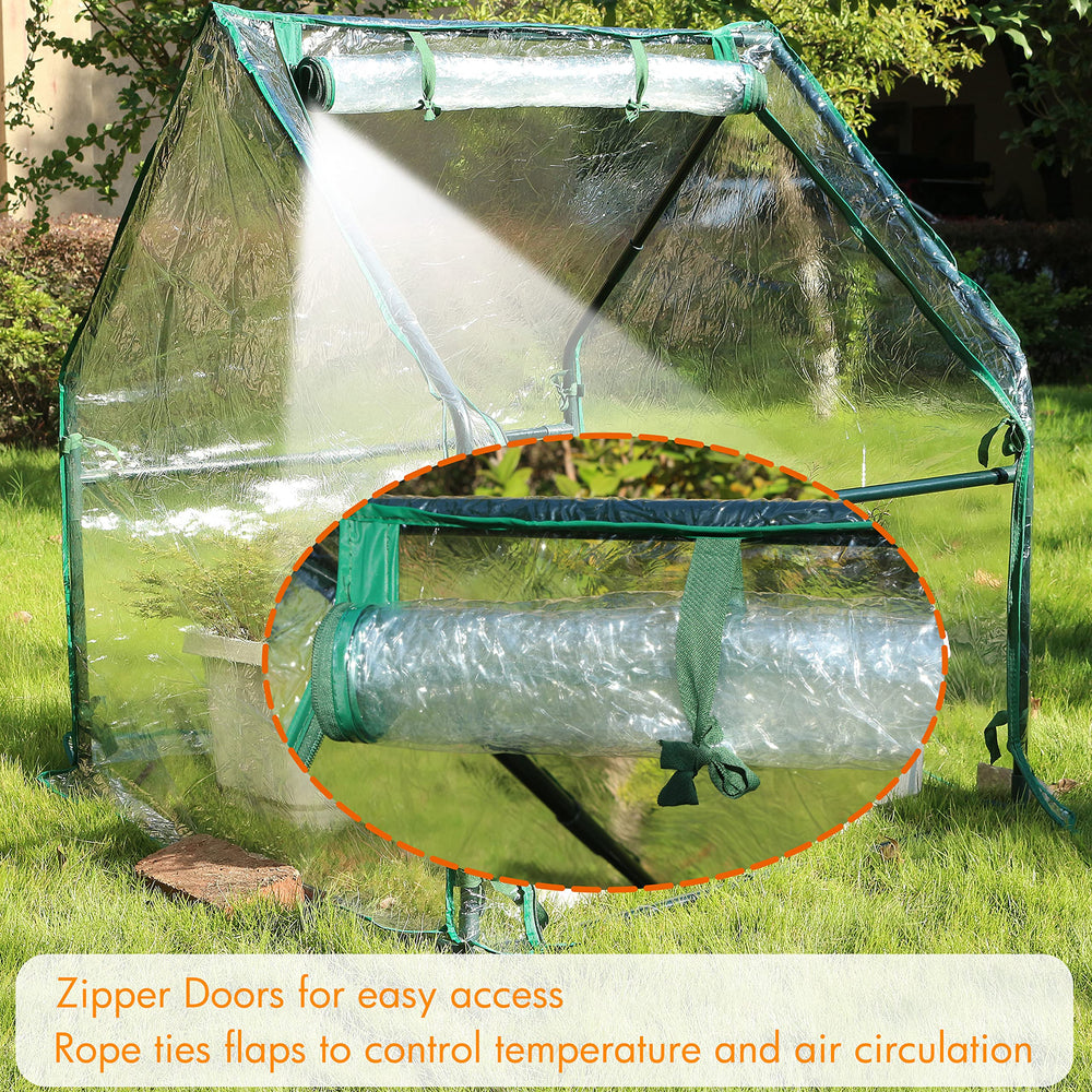 Gardzen steel frame joint detail demonstrating sturdy support against wind