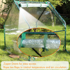 Gardzen steel frame joint detail demonstrating sturdy support against wind