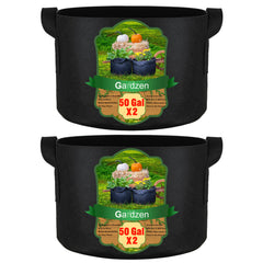 Gardzen front view showing bag size and capacity for large plants