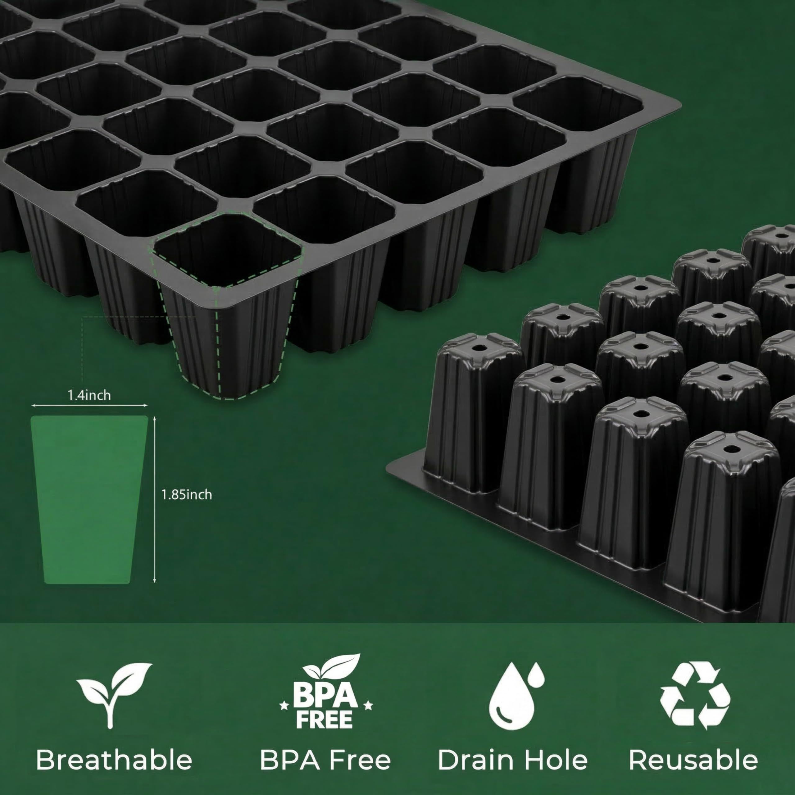 Gardzen lifestyle greenhouse shelf with multiple trays showing mass propagation efficiency benefit