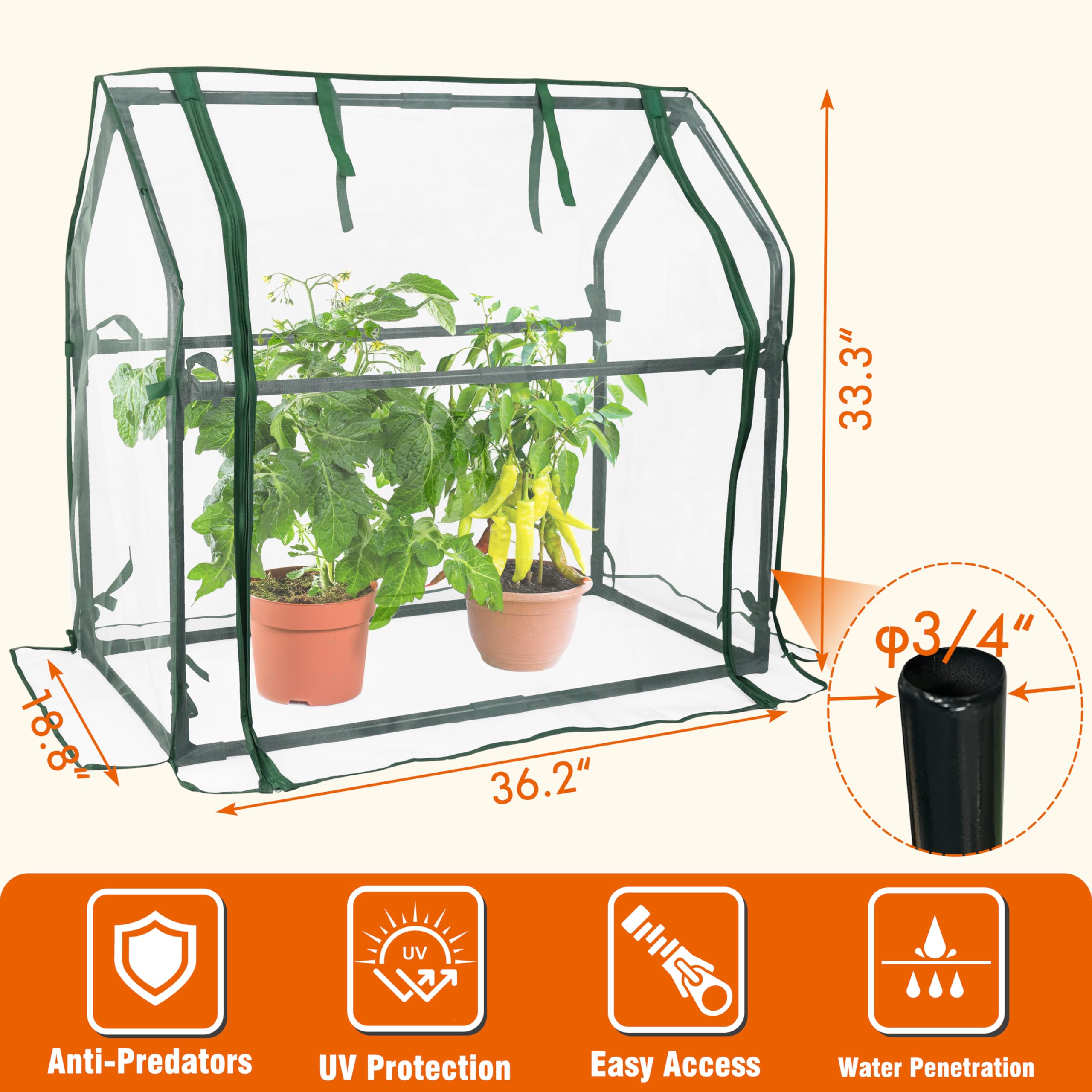 Gardzen packed components laid out to show simple tool-free assembly benefit