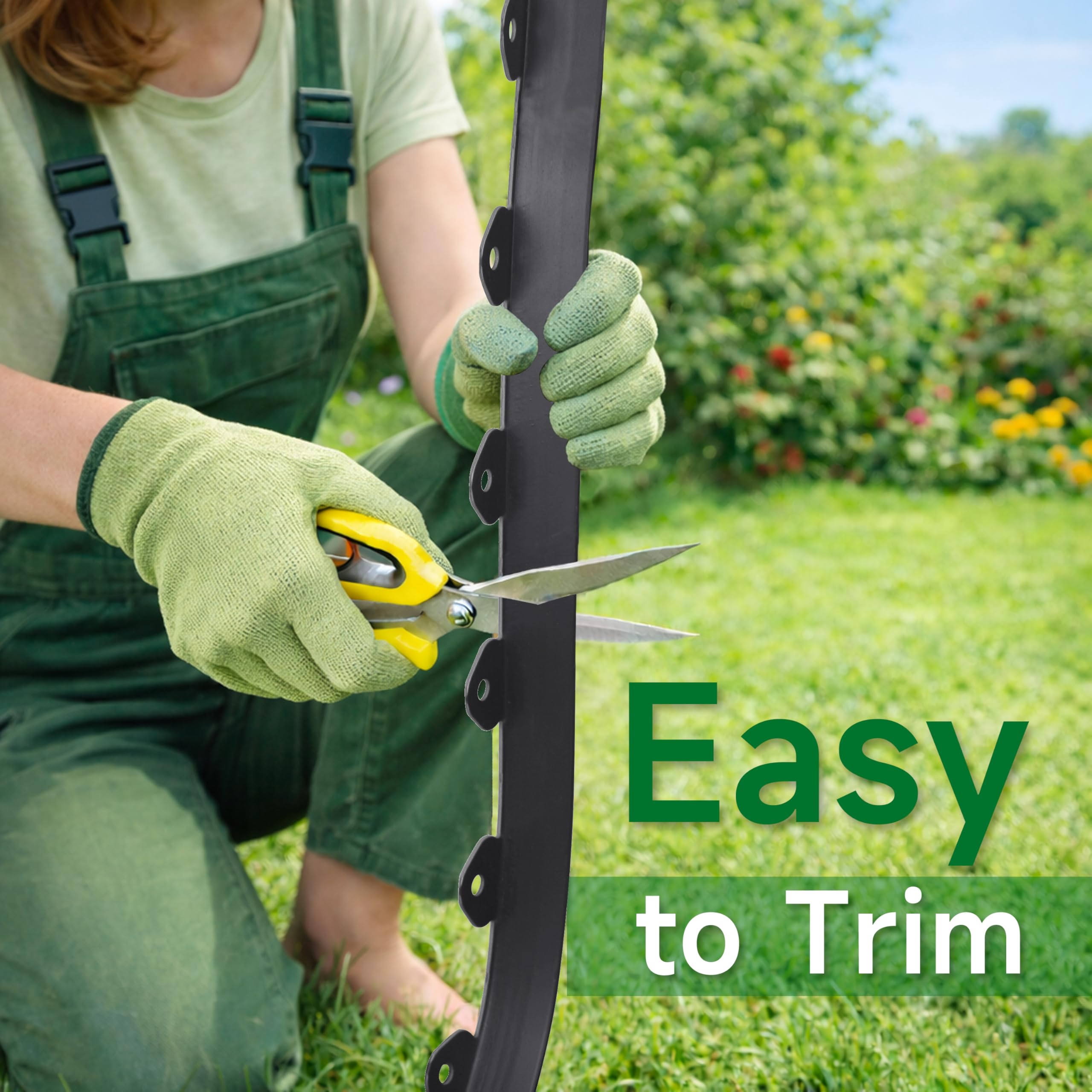 Gardzen kit spikes and parts laid out for easy no-dig installation benefit
