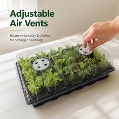 Gardzen stacked trays demonstrating compact storage and portability benefit