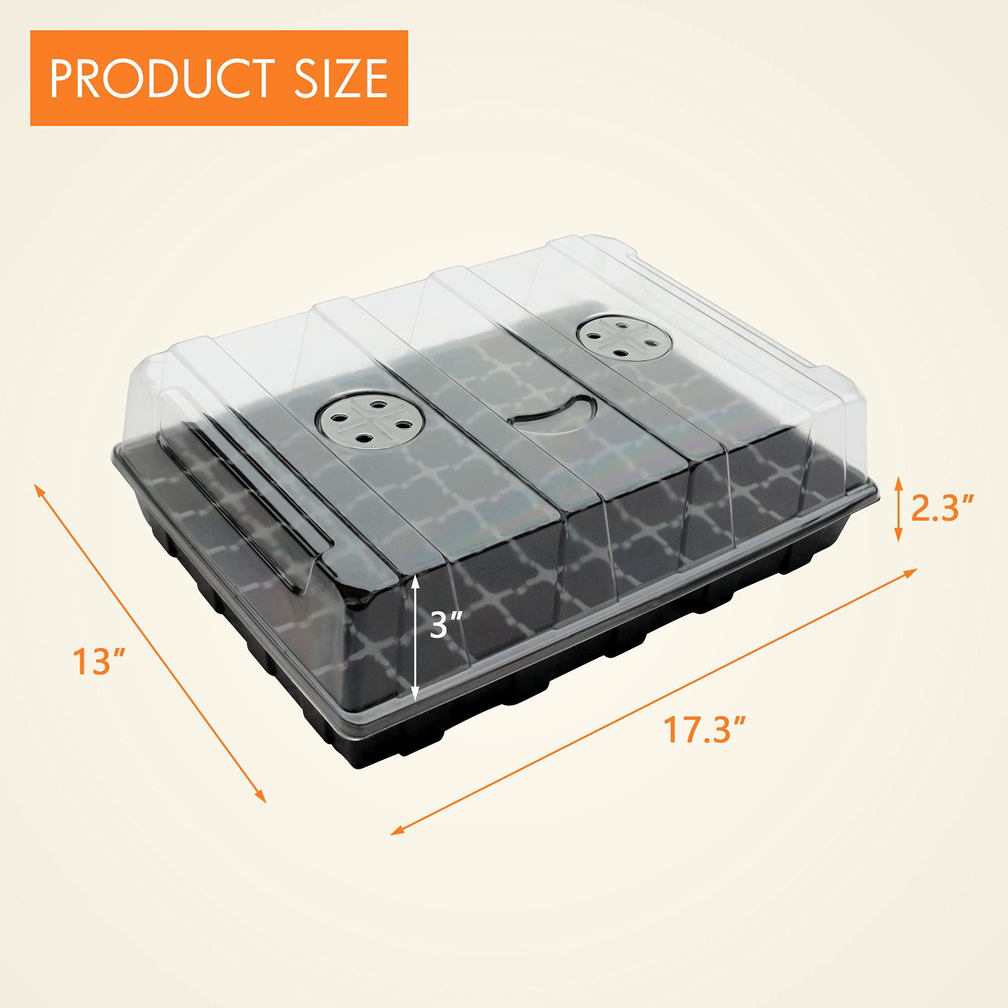 Gardzen trays arranged under grow lights, demonstrates efficient indoor seed starting