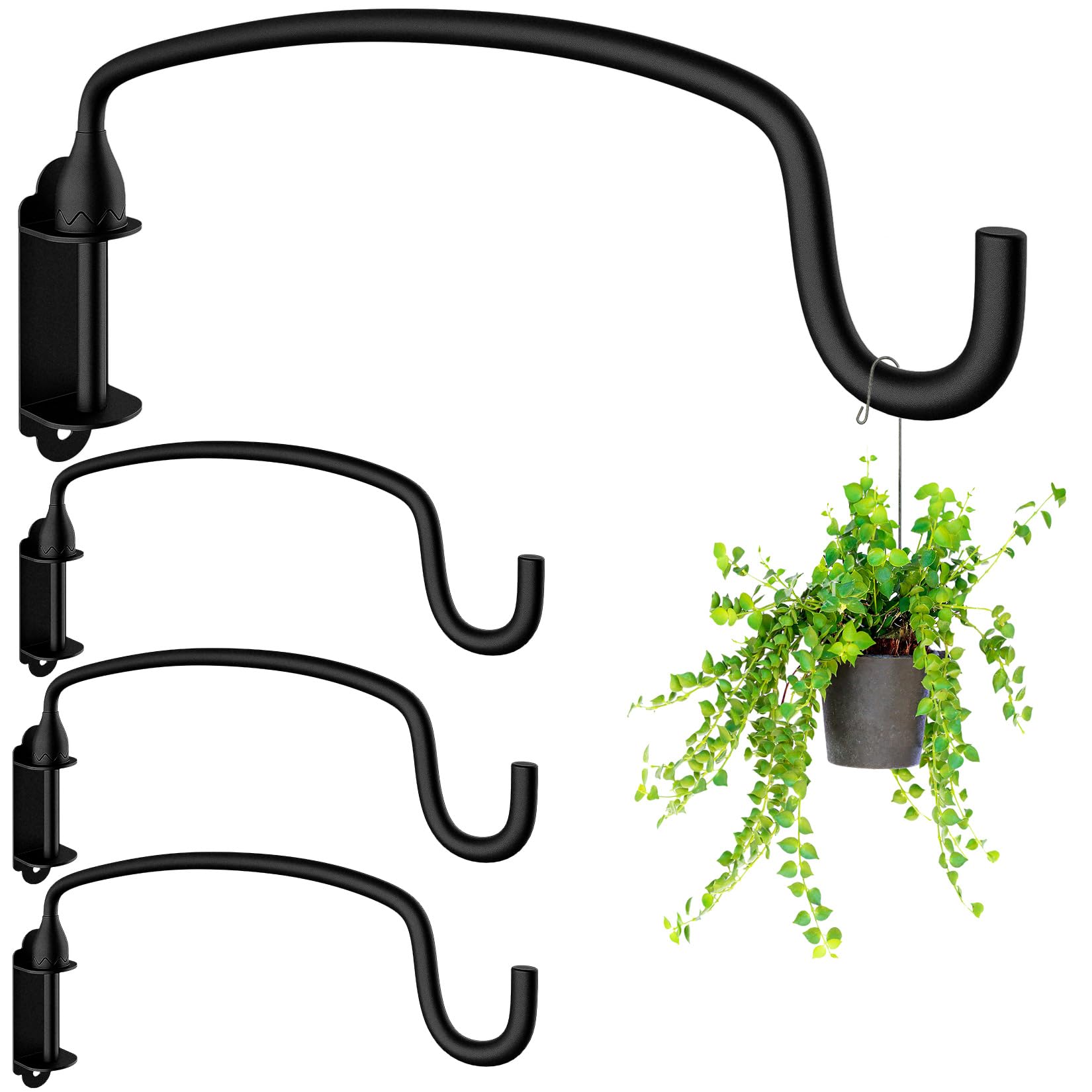 Garkup front bracket mounted on wood fence showing sturdy outdoor support