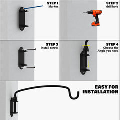 Garkup bracket with lantern creating ambient porch lighting and safe hang