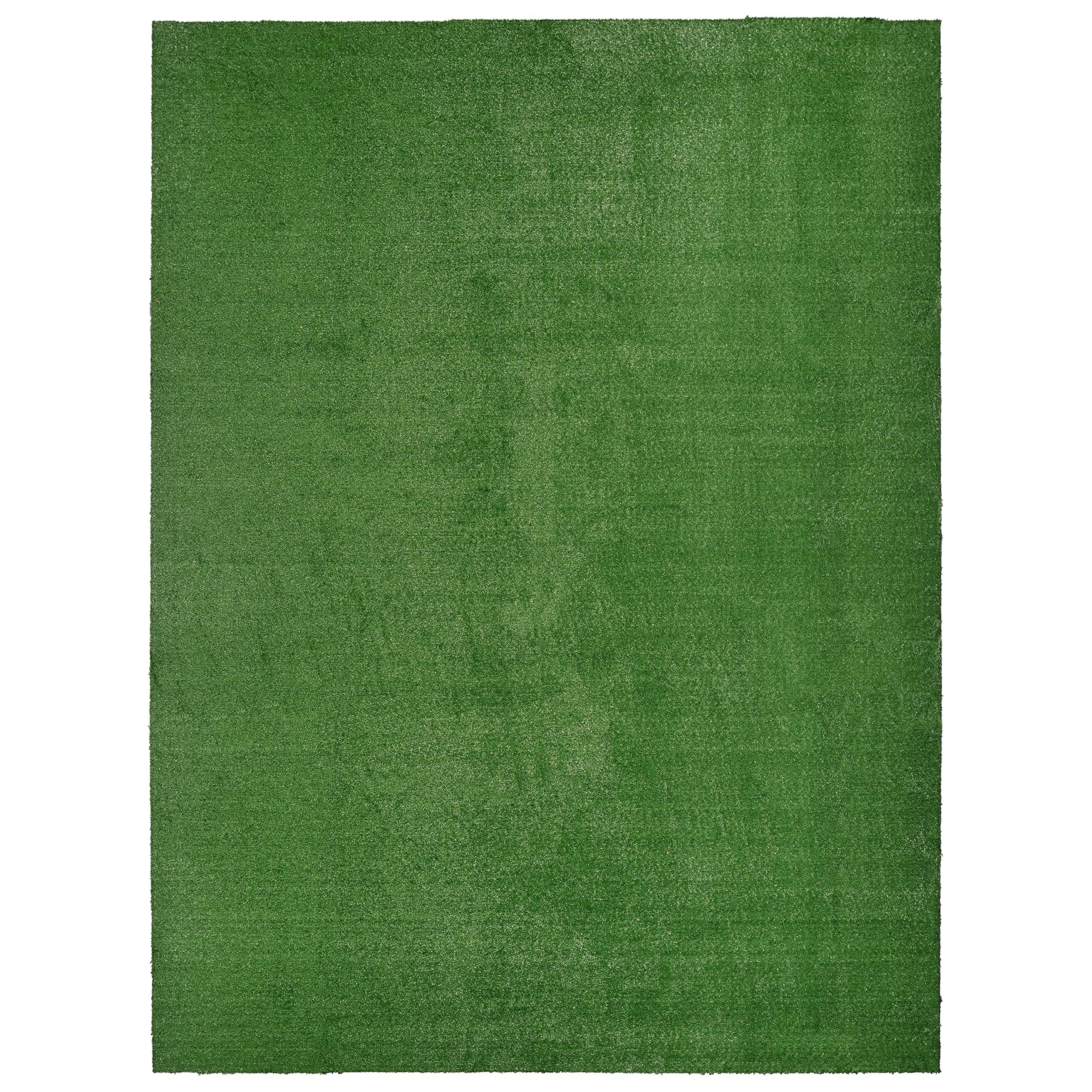 Garland Rug front view showing lush green area and clean edges for instant curb appeal