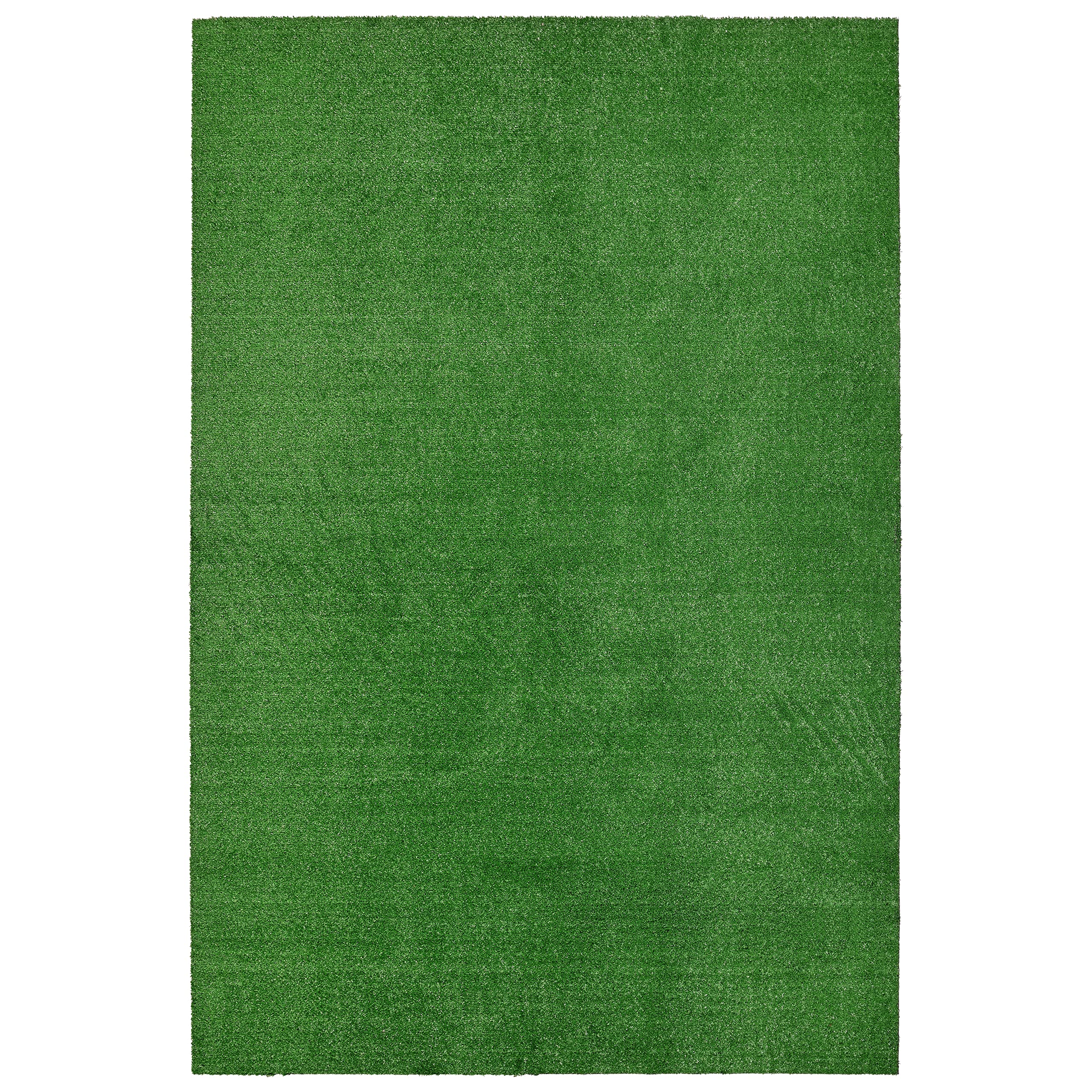Garland Rug vista frontal de la alfombra 5x8, aporta verde realista